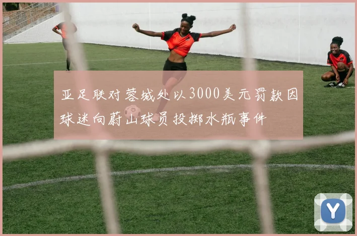 亚足联对蓉城处以3000美元罚款因球迷向蔚山球员投掷水瓶事件