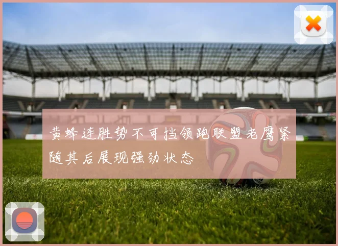 黄蜂连胜势不可挡领跑联盟老鹰紧随其后展现强劲状态